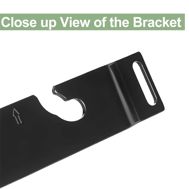 Alt view image 4 of 7 - Soundbar Wall Mount Bracket for Samsung HW-F450 HW-E450 HW-E350 HW-C451 HW-C450 HW-D550 HT-WS1G HW-D350 HW-D450 WS1G & More, Metal Black Subwoofer Speaker Stands Wall Bracket Holder AH61-03768A