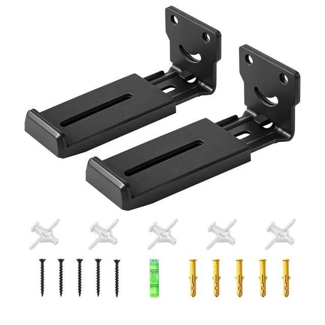 Main image of Soundbar Wall Mount Bracket -Universal Soundbar Mount&Soundbar Shelf for Samsung,Bose,Vizio,LG,Sony,JBL and More,Hold up to 66LBS,Depth Adjustable 4.09-7.28,All-Metal Sturdy Design