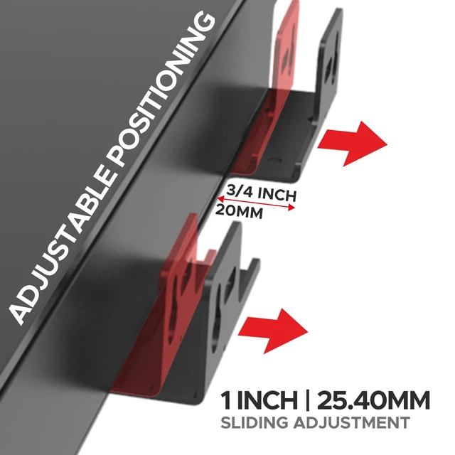 Alt view image 5 of 7 - TV Speaker Wall Mount Bracket for Bose TV Speaker Soundbar Only | Only Compatible with Bose TV Speaker Sound Bar | Complete with Full Mounting Hardware Kit | UK Design