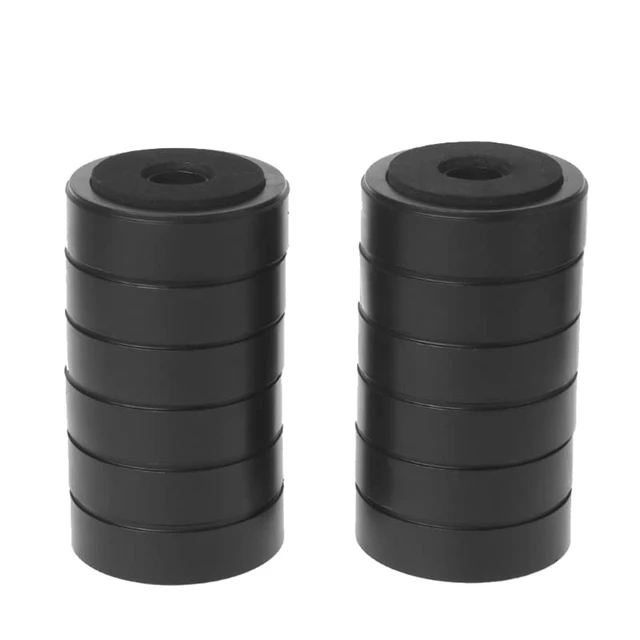 Alt view image 5 of 7 - 12 Pack Speaker Isolation Feet Amplifier 48mm Plastic Shock Absorption Base Pads SoundBox Peg Stand Foot Mat Shock Absorber For Audio CD AMP HiFi Subwoofer Repair Gold,Sliver,Black