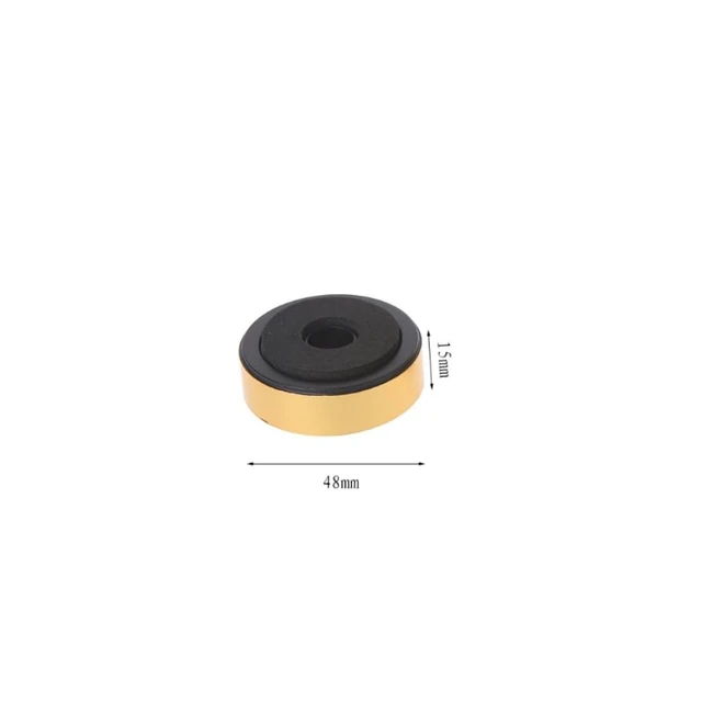 Alt view image 6 of 7 - 12 Pack Speaker Isolation Feet Amplifier 48mm Plastic Shock Absorption Base Pads SoundBox Peg Stand Foot Mat Shock Absorber For Audio CD AMP HiFi Subwoofer Repair Gold,Sliver,Black