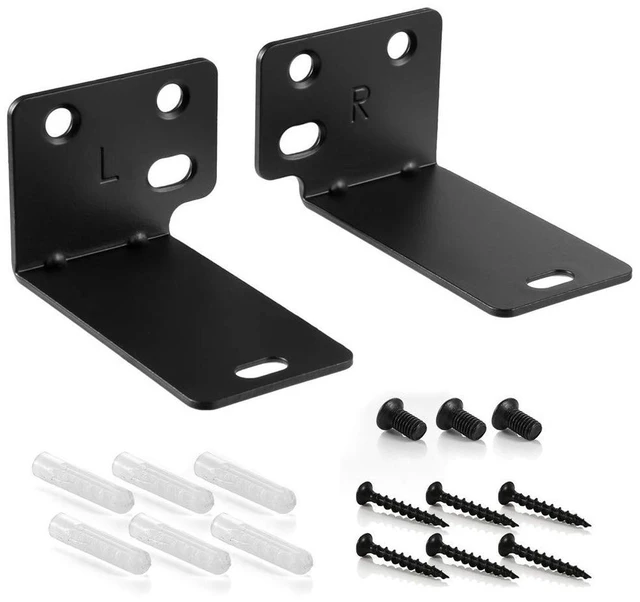 Main image of Black Mounting Wall Bracket Compatible with Bose WB-300, SoundTouch 300, 500, 700, 900 Soundbar Speaker