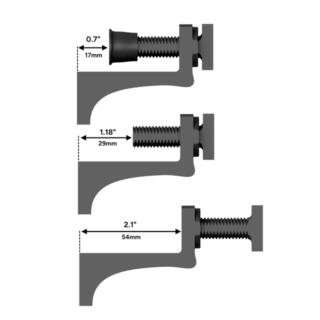 Alt view image 5 of 7 - Adjustable Plastic Wall Mount Bracket Kit for Router Modem DVR | Holds CCTV, DVR and NVR recorders, routers, network switches, modems, cable boxes, mini PCs and Freeview receivers