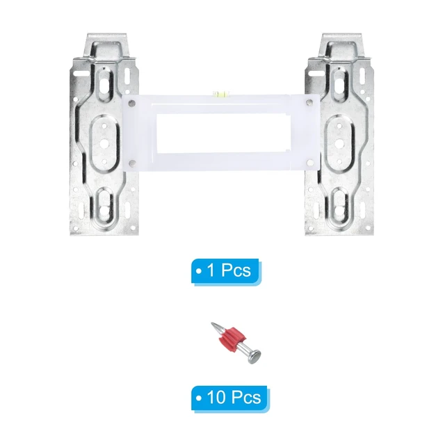 Alt view image 3 of 6 - Air Conditioner Wall Mount Bracket, Indoor Internal Unit Universal Hanging Plate Hook Support Bracket Board Adjustable for HVAC