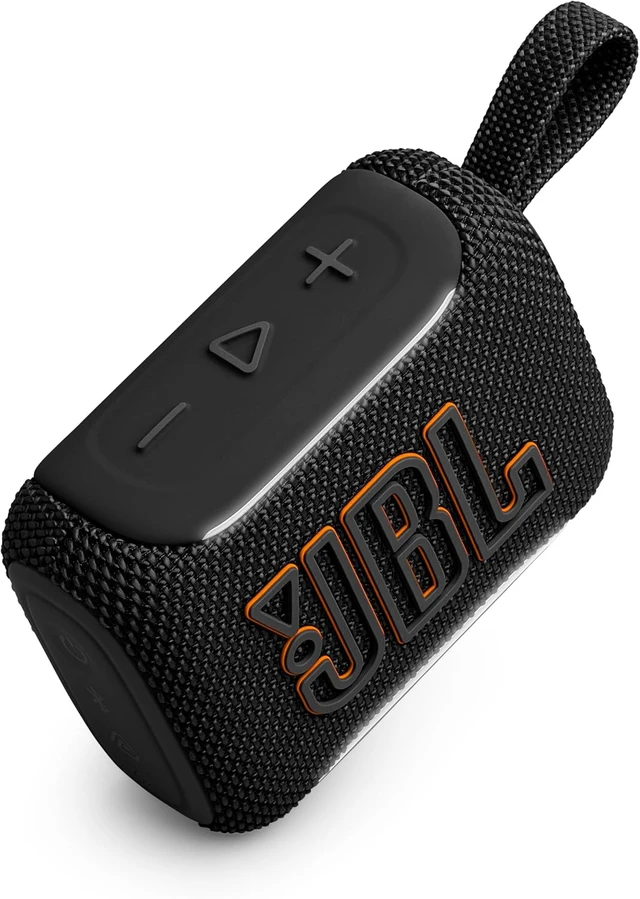 Alt view image 3 of 5 - Go 5 - Ultra-portable IP68 waterproof & drop-proof speaker (Squad) | JBL legendary sound & ambient edge lighting, Up to 10Hrs of Playtime, AirTouch instant stereo pairing or connect via Auracast Black