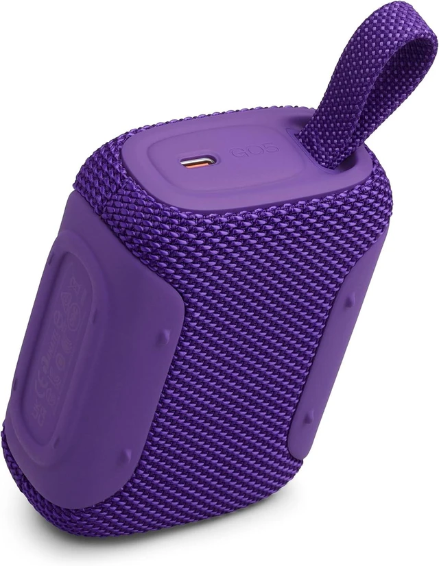 Alt view image 2 of 5 - Go 5 - Ultra-portable IP68 waterproof & drop-proof speaker (Squad) | JBL legendary sound & ambient edge lighting, Up to 10Hrs of Playtime, AirTouch instant stereo pairing or connect via Auracast