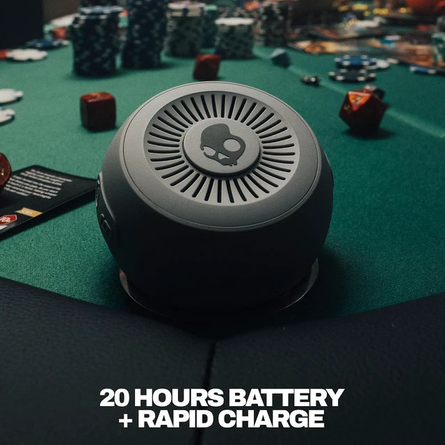 Main image of Session 360 Portable Lightweight Bluetooth Speaker - True Black | Waterproof, Dustproof, 20 Hours of Playtime, Built for Home, Outdoors, Party, Travel, Big Sound, iPhone Android Compatible Cement