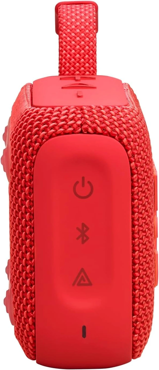 Alt view image 3 of 4 - Go 4 - Ultra-Portable, Waterproof and Dustproof Bluetooth Speaker, Big JBL Pro Sound with Punchy bass, 7-Hour Built-in Battery, Made in Part with Recycled Materials (Squad) Red