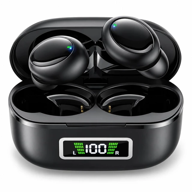 Main image of Wireless Bluetooth 5.4 Small in-Ear Headphones, Hi-Fi Stereo Sound | Featuring a waterproof design and a built-in microphone for clear calls, it is the top choice for sports and music.