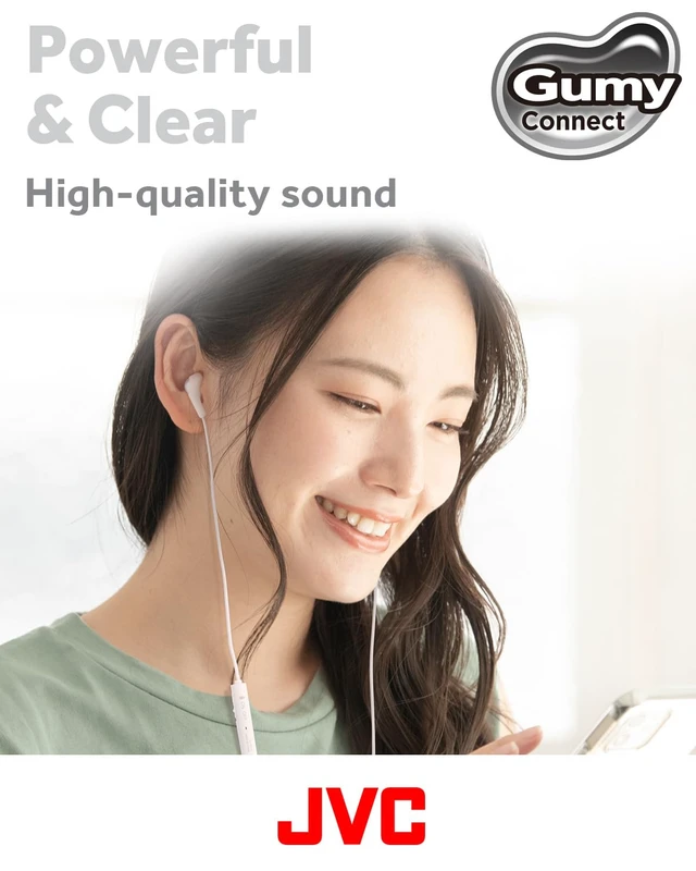 Alt view image 2 of 7 - Gumy Connect USB-C Wired Earbuds Headphones, Delay-Free for Videos and Gaming, Built-in DAC Reduces Noise and Improves Sound Quality, 9.2 mm Diameter Neodymium Drivers - HAFR9UCB (Black)