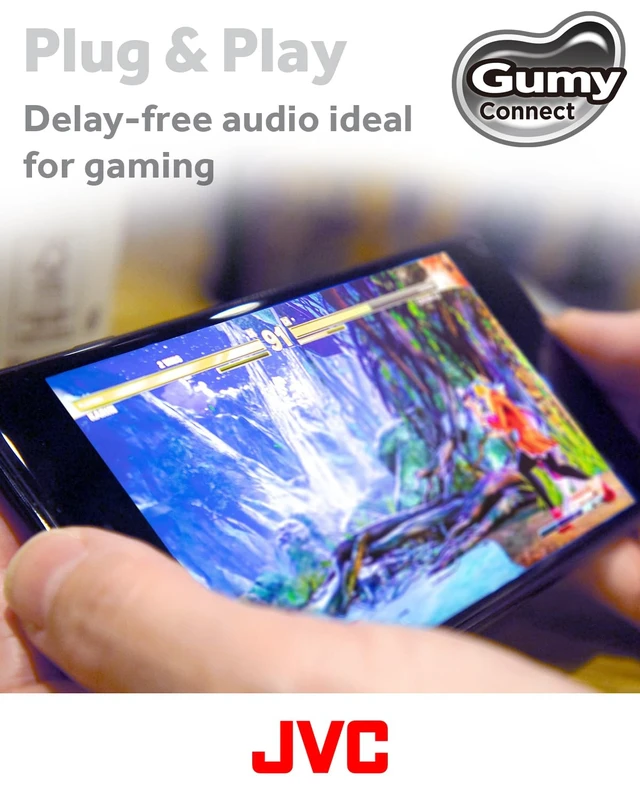 Alt view image 5 of 7 - Gumy Connect USB-C Wired Earbuds Headphones, Delay-Free for Videos and Gaming, Built-in DAC Reduces Noise and Improves Sound Quality, 9.2 mm Diameter Neodymium Drivers - HAFR9UCB (Black)