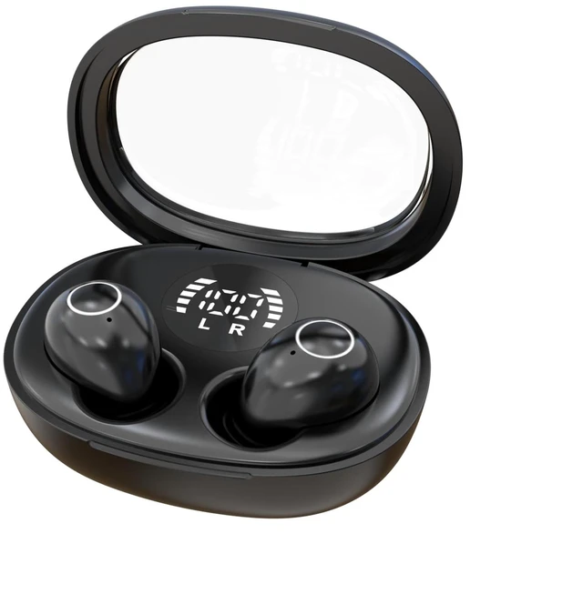 Main image of Mini Invisible Sleep Wireless Bluetooth Headphones,Mini Invisible Silicone Sleep Earbuds for Side Sleepers,Invisible Headphones, Bluetooth Headset, for Music, Work, Study (Black)