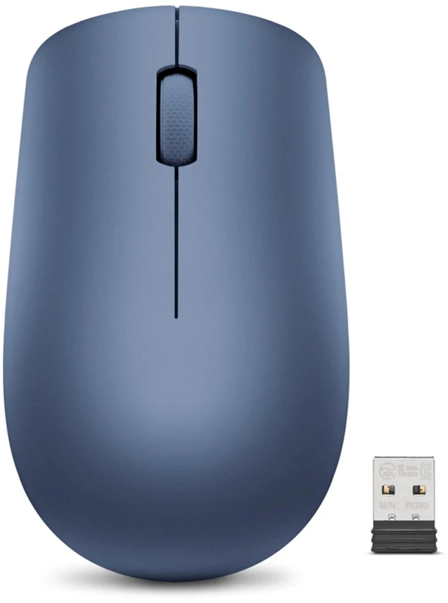 Main image of 530 Wireless Mouse with Battery, 2.4GHz Nano USB, 1200 DPI Optical Sensor, Ergonomic for Left or Right Hand, Lightweight, GY50Z18986, Abyss Blue