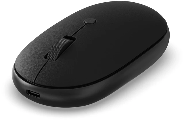 Main image of OntheGo Bluetooth Mouse, Connect Up to 3 Devices, for Laptop, Black | USB-C rechargeable battery, compact & portable, for laptop, computer, tablet