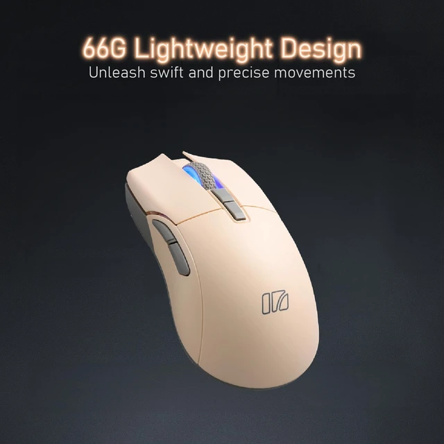 Alt view image 3 of 7 - M31R Wireless Gaming Mouse - Tri-Mode 2.4G/Bluetooth/USB-C - 26K DPI | USB-C Detachable Cable Gaming Mouse, Kailh GM8.0 Mouse Switches, Advanced PixArt PAW3395 Optical Sensor (Beige)