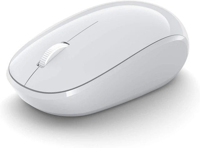 Main image of Bluetooth Mouse Glacier. Comfortable Design, Right/Left Hand Use, 4-Way Scroll Wheel, Wireless Bluetooth Mouse for PC/Laptop/Desktop, Works with for Mac/Windows Computers