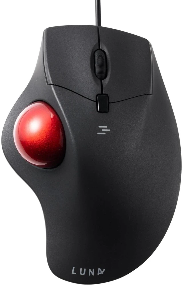 Main image of Wired Ergonomic Trackball Mouse, Optical Rollerball Mice, Programmable Silent Buttons, 40mm Trackball, 600/800/1200/1600 Adjustable DPI, Compatible with MacBook, Laptop, Windows, macOS