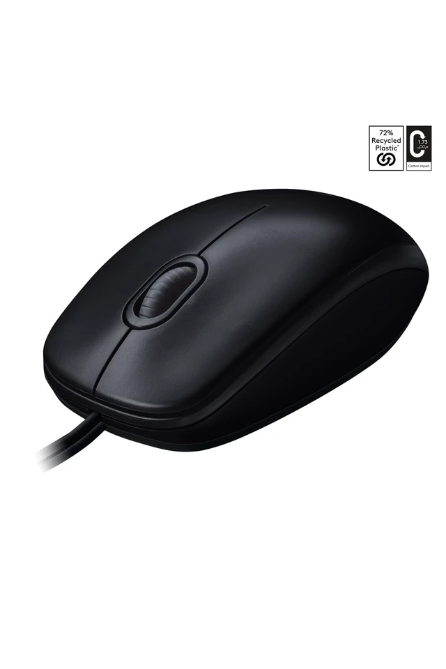 Alt view image 2 of 7 - Wired Mouse M90 Black USB