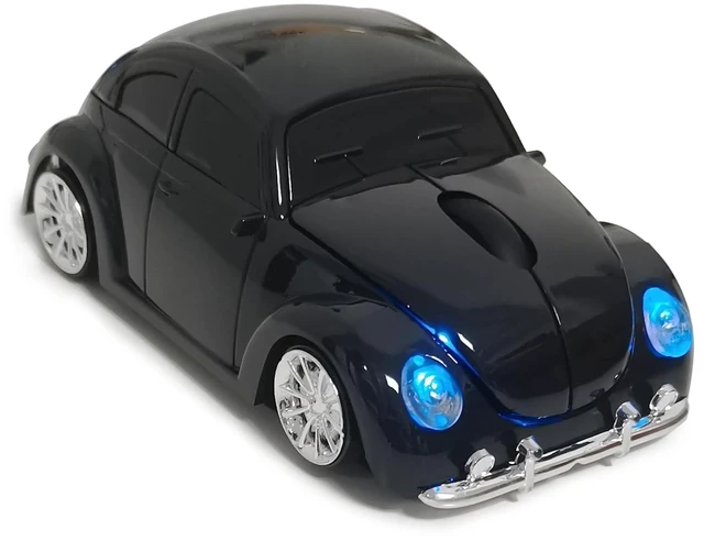 Main image of Wireless Car Mouse, Funny Car Shaped Mouse 2.4GHz Optical Wireless Mice for Computer PC Notebook Laptop (Black)