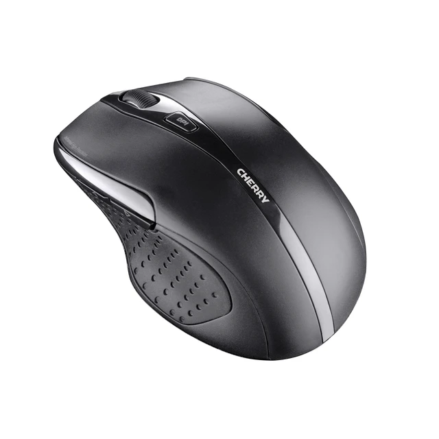 Alt view image 4 of 7 - MW 3000 Wireless Computer Mouse for Work or Home. Nano USB Receiver Easily Stays in Laptop or Chromebook. Ergonomic Designed for Right Handed. 6 Buttons Black