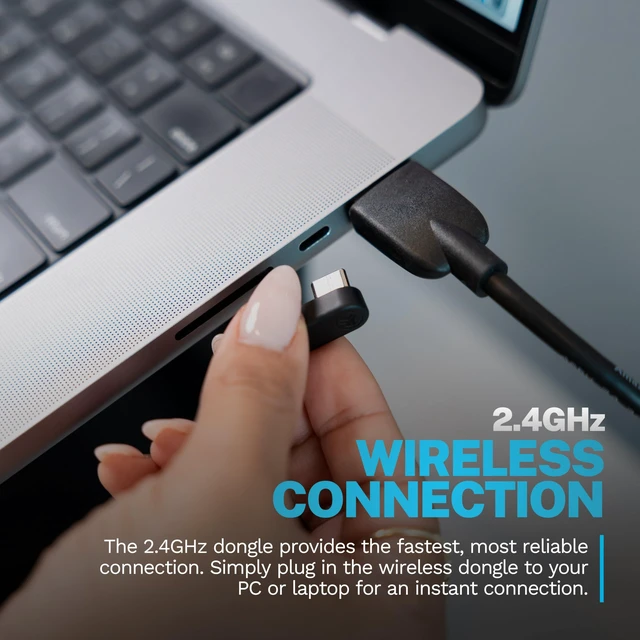 Alt view image 4 of 7 - Flow Keyboard and Mouse Bundle, Wireless Bluetooth or USB-C, AI Button, smart Media knob, ambidextrous Mouse, Black