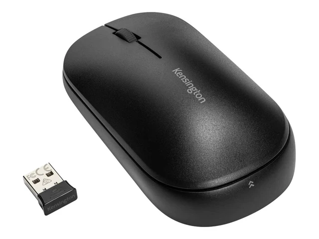 Alt view image 5 of 5 - SureTrack Dual Wireless Mouse- Black (K75298WW) | Pairs with up to 3 devices, switch across Windows, macOS, ChromeOS and Android, 2.4GHz nano receiver included