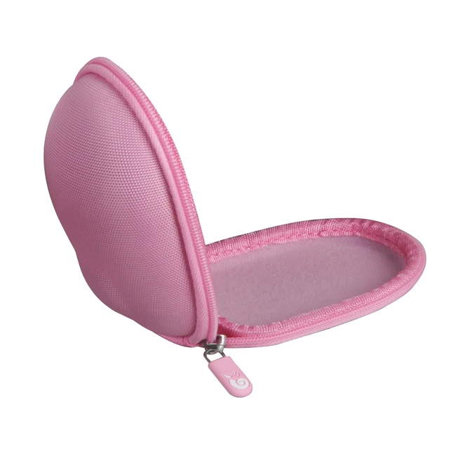 Alt view image 3 of 6 - Hard Travel Case for Logitech Signature M650 Wireless Mouse (Pink, Case for M650)