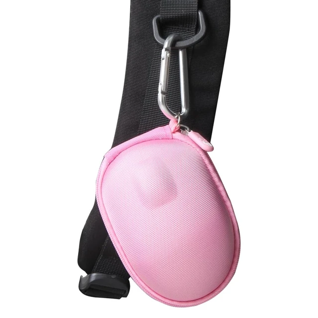 Alt view image 6 of 6 - Hard Travel Case for Logitech Signature M650 Wireless Mouse (Pink, Case for M650)