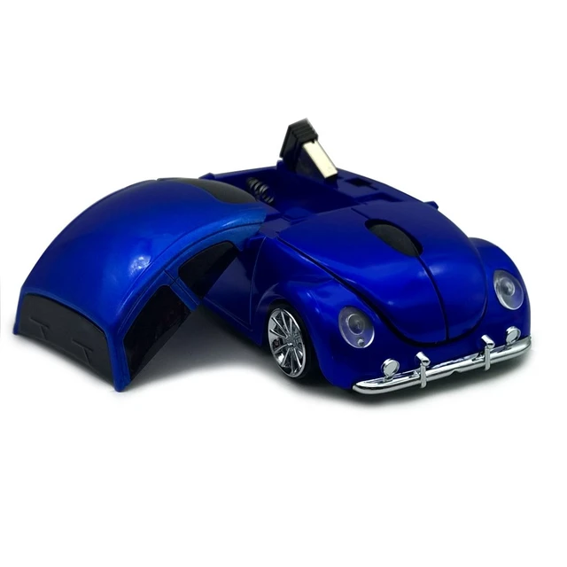 Alt view image 5 of 6 - Wireless Mouse, TDRTECH Cool Sports Car Shaped Mouse 2.4GHz Optical Gaming Mouse for Computer PC Notebook Laptop-Blue