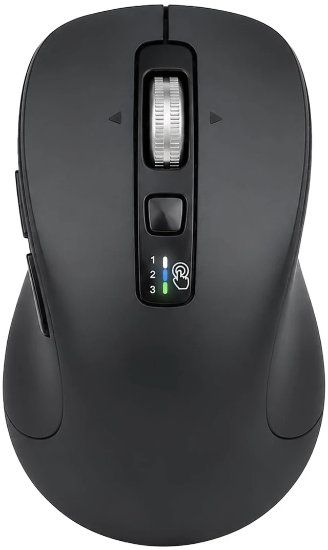 Main image of L360S Wireless Bluetooth Mouse for Small Hands, Multi-Device | Ergonomic Mouse with 5 Programmable Buttons, 4-Way Metal Scroll Wheel, 4800 DPI, Silent Click, for Laptop, PC, Mac