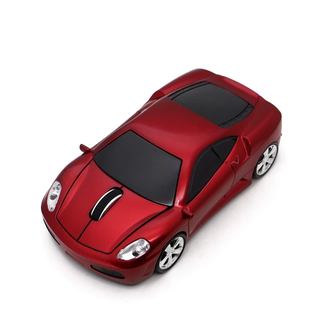 Alt view image 3 of 4 - Wireless Mouse Sports Car Mouse USB Computer Mice Optical 2.4GHz with Headlight 1600DPI for PC Laptop MAC (Blue)