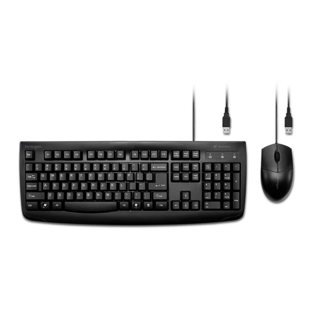 Alt view image 4 of 7 - Pro Fit Washable Wired Desktop Set (K70316US) | IPx6 deck and IP67 pointer, 104 keys with numeric pad, laser etched legends, 1600 dpi optical sensor, no drivers