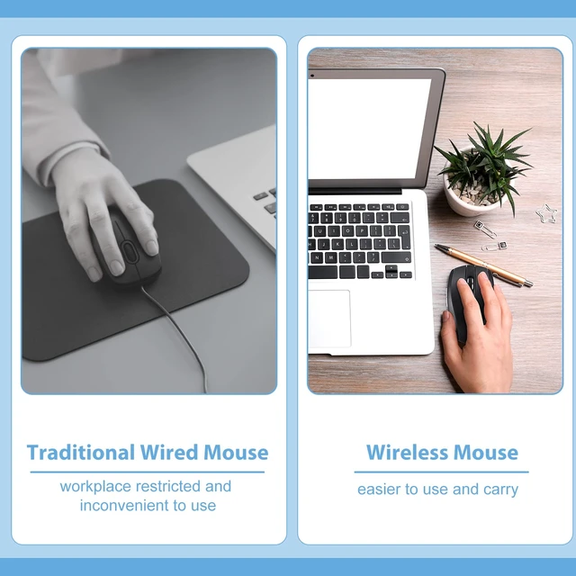 Alt view image 7 of 7 - 8 Pack Wireless Mouse for Laptop 1200dpi Wireless Mouse Bulk | Laptop Mouse Wireless Bulk, Bulk Wireless Mices USB Receiver, 6 Buttons Included USB Receiver Compatible for Desktop, PC