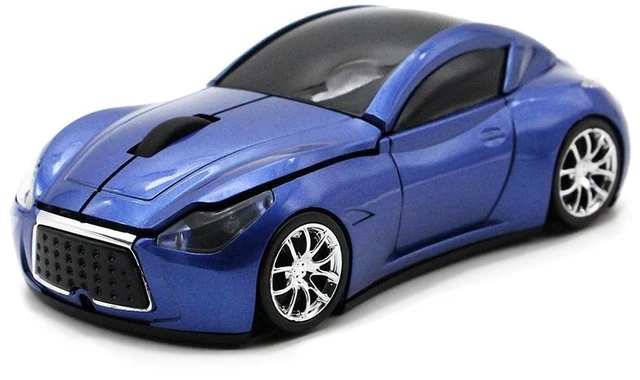 Alt view image 2 of 5 - Ai5G Race Car Mouse Wireless Sports Car Shaped Mouse 2.4Ghz Computer Optical Mice with Led Light for Desktop Laptop