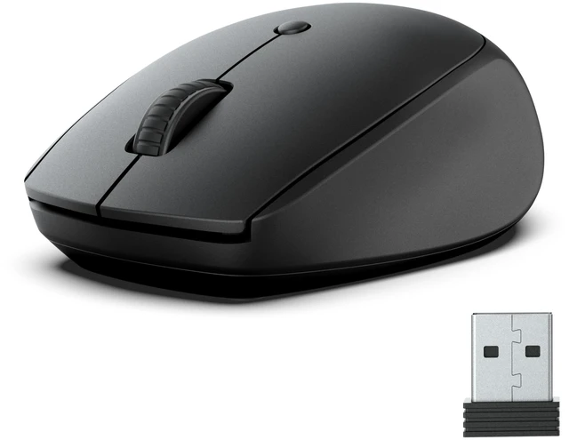 Main image of Go Wireless Mouse, Bluetooth and USB dongle, Multi-Device, Compact, Black