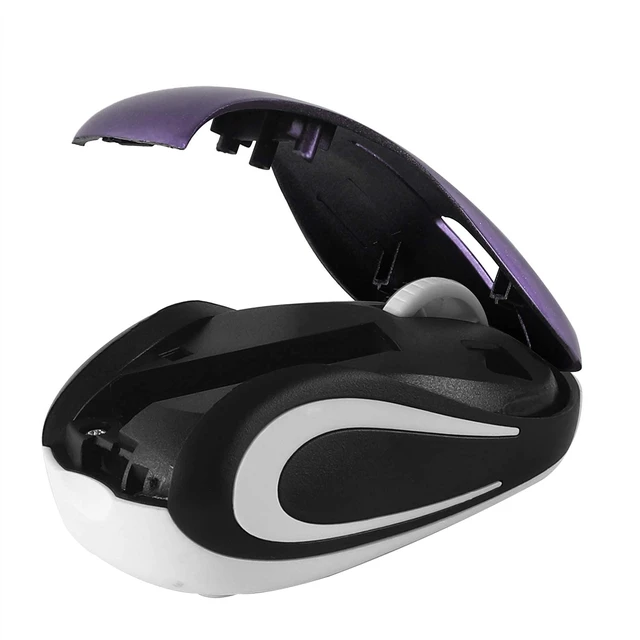 Alt view image 4 of 7 - Mini Small Wireless Mouse for Kids Children 3-7 Years Old Child Size Travel Mouse Portable Mini Cordless Mice with USB Receiver for PC Laptop Computer Purple