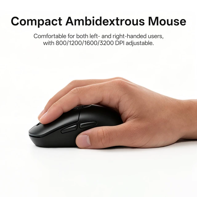 Alt view image 7 of 7 - KM270S Wireless Keyboard and Mouse Combo for Windows, 2.4GHz Wireless, Compact Mouse, 9 Multimedia and Shortcut Keys, 1-Year Battery Life, for PC, Laptop - Black
