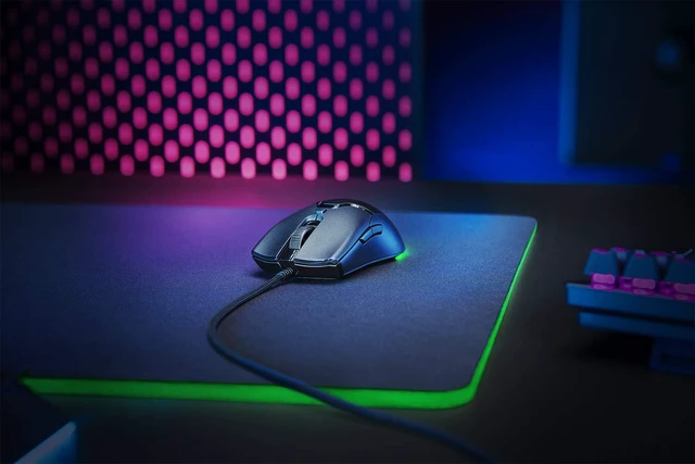 Alt view image 2 of 6 - Viper Mini - Wired Gaming Mouse for PC/Mac (Ultralight 61g, Ambidextrous, Speedflex Cable, 8500 DPI Optical Sensor, Chroma RGB Illumination) Black