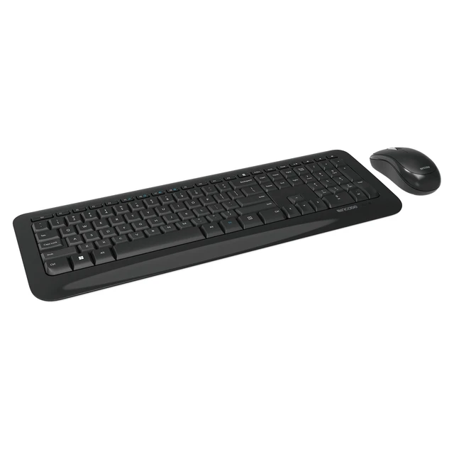 Alt view image 3 of 7 - Desktop 850 Keyboard & Mouse Combo Designed by Microsoft Wireless Connection, Precision Tracking, Wireless AES 128-Bit Encryption, Windows Shortcut Keys, Ambidextrous Design Black