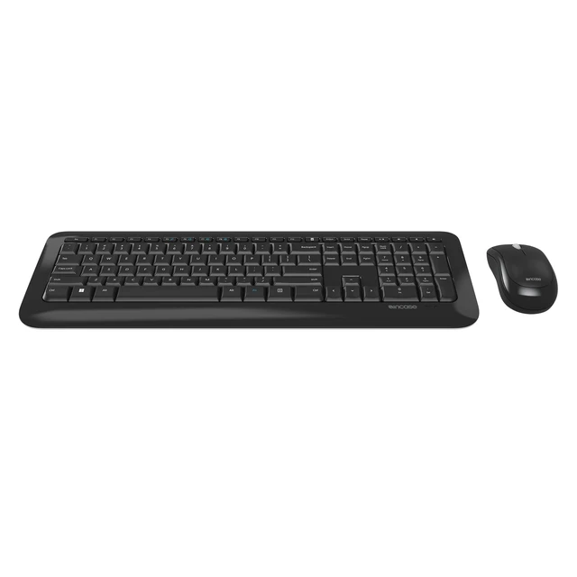 Alt view image 6 of 7 - Desktop 850 Keyboard & Mouse Combo Designed by Microsoft Wireless Connection, Precision Tracking, Wireless AES 128-Bit Encryption, Windows Shortcut Keys, Ambidextrous Design Black