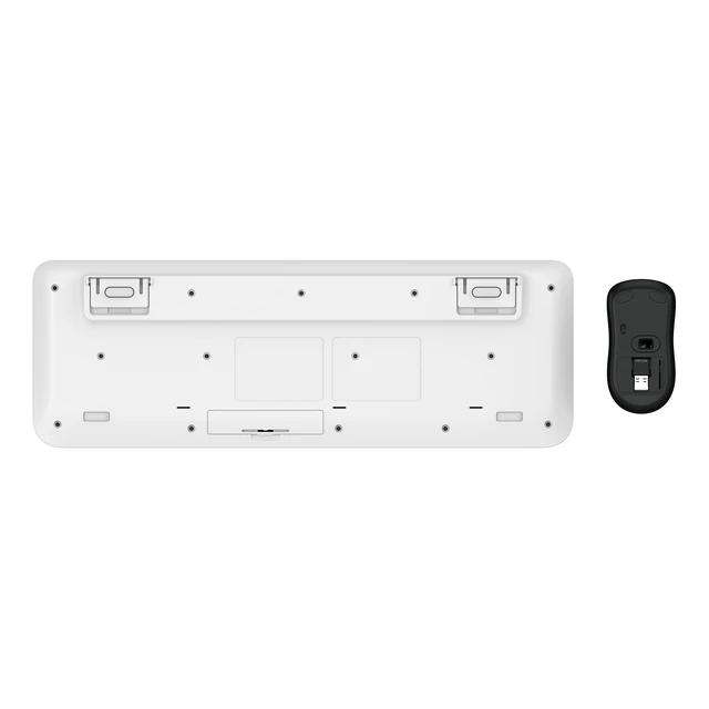 Alt view image 7 of 7 - Desktop 850 Keyboard & Mouse Combo Designed by Microsoft Wireless Connection, Precision Tracking, Wireless AES 128-Bit Encryption, Windows Shortcut Keys, Ambidextrous Design Black