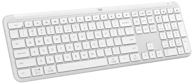 Main image of Signature Slim K950 Wireless Keyboard, Sleek Design, Switch Typing Between Devices, Quiet Typing, Bluetooth
