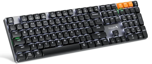 Main image of K310 Pro Backlit Bluetooth Mechanical Keyboard, Linear and Quiet | Aluminum Wireless Mechanical Keyboard, 3 Devices Bluetooth & 2.4G, Programmable Keys, Rechargeable, Low Profile, Full Size