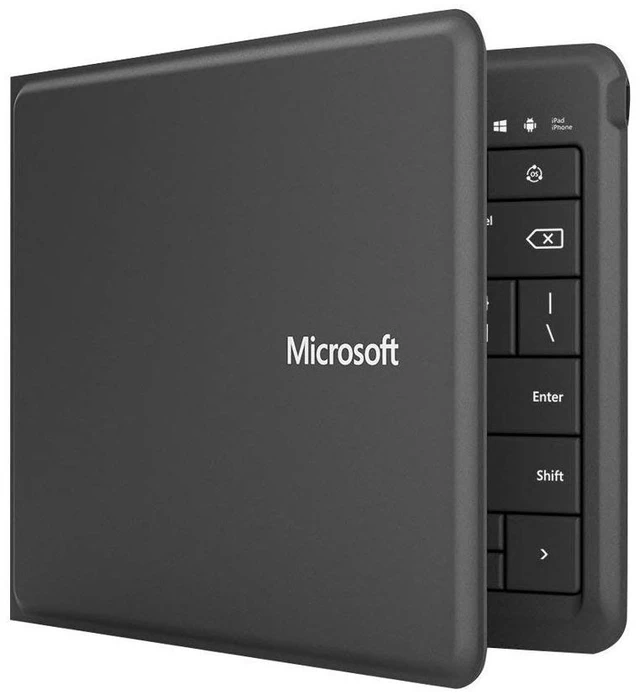 Main image of Wireless Universal Foldable Keyboard for iPad, iPhone, Android Devices, and Windows Tablet:International QWERTY Layout