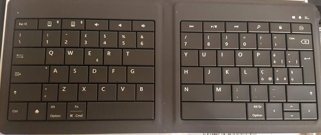 Alt view image 2 of 6 - Wireless Universal Foldable Keyboard for iPad, iPhone, Android Devices, and Windows Tablet:International QWERTY Layout