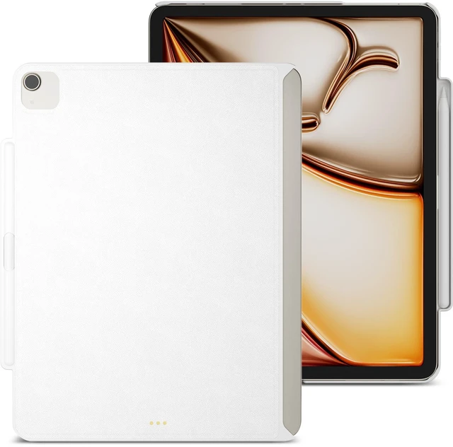 Main image of CoverBuddy iPad Case that Fits Magic Keyboard for iPad Air 13" (M4 2026 / M3 2025 / M2 2024, 8th/7th/6th Generation) Magic Keyboard Compatible iPad Air Case with Heat Dissipation (White 5.0)