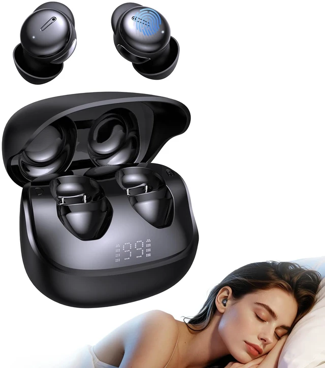 Main image of Sleep Earbuds Bluetooth,Active Noise Cancelling Ear Plugs for Side Sleepers | Wireless in-Ear Earbuds Bluetooth 6.2,Sleep Headphones with ANC, Light-Weight Ear Plugs,40H Battery