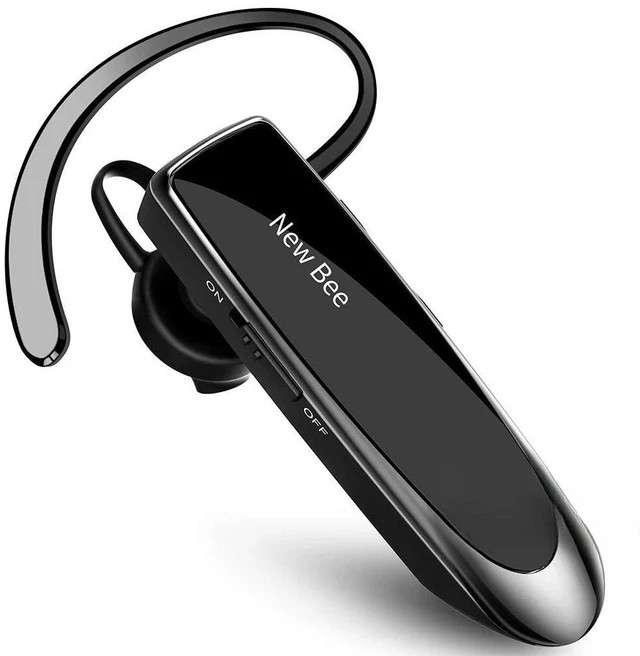 Main image of Bluetooth Earpiece V5.0 Wireless Handsfree Headset with Microphone 24 Hrs Driving Headset 60 Days Standby Time for iPhone Android Samsung Laptop Trucker Driver