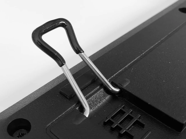 Main image of Computer Keyboard Feet Replacement 2 Pcs - Rubber Grip Small Ergonomic Tilt Stand Clips to Prop Up Keyboard Legs - for Logitech K120, K260, K270, K330, K345, K350, K360, K520, K835, K850 and More