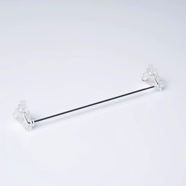 Alt view image 3 of 6 - PC Screw in Crystal Stabilizer RGB Set for 60% Layout Keyboard | compatible for 60% Mechanical Gaming Keyboard,contains4*2u+1*6.25u+4*2u wire